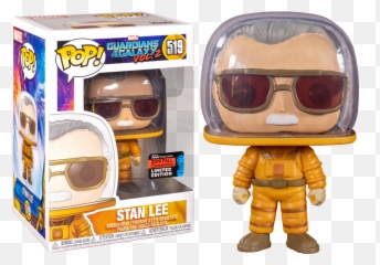 Guardians Of The Galaxy Vol 2 Funko Pop Stan Lee Astronaut Shared Sticker 519 - Funko Stan Lee 519 Emoji,How To Make Funko Emojis