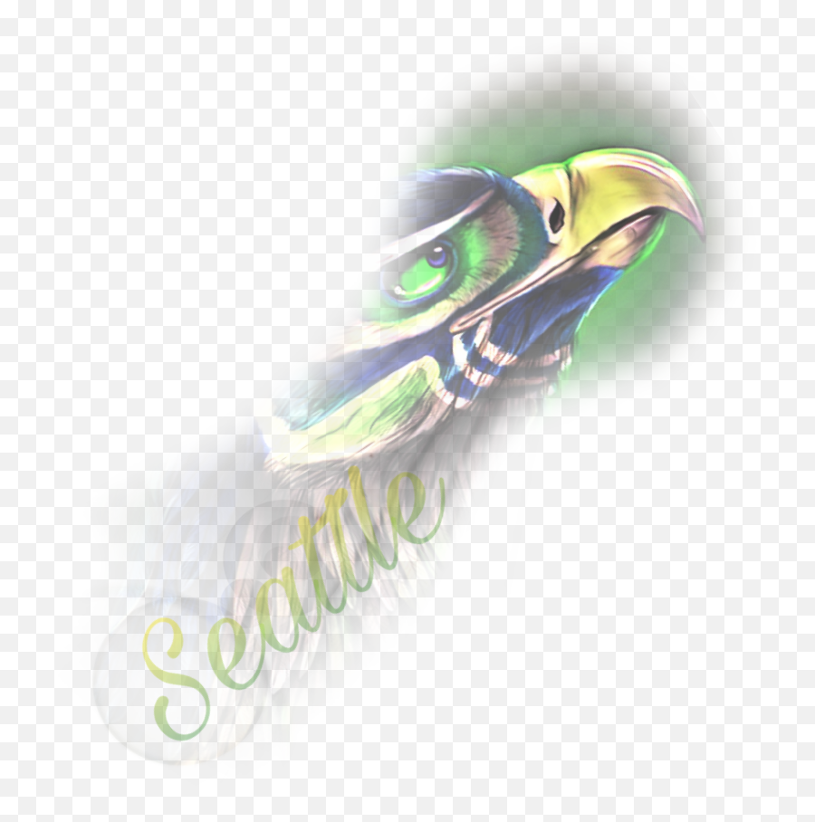 Seattle Rickallan Kewl Seahawks Sticker - Automotive Decal Emoji,Seattle Seahawks Emoji