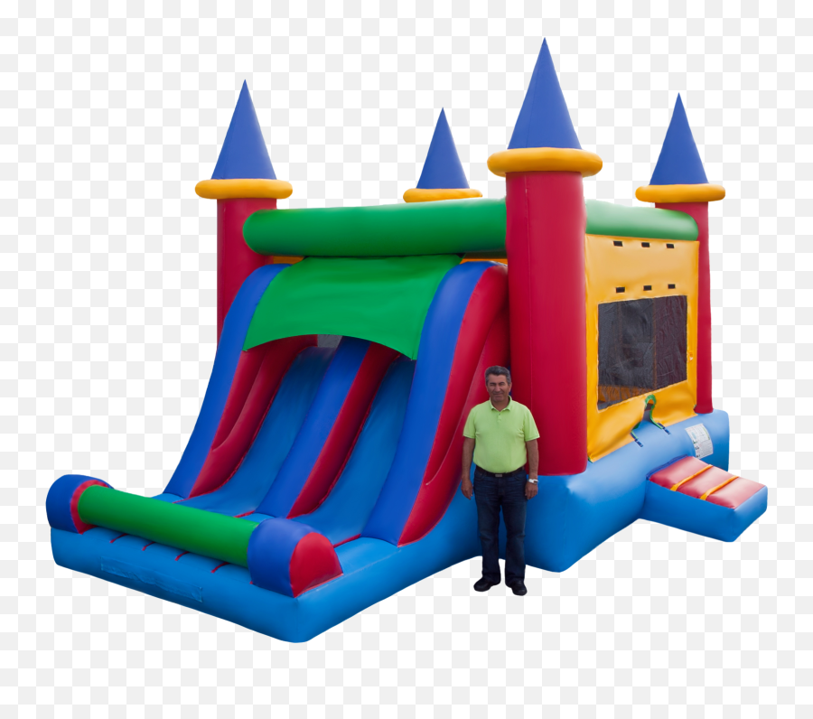 New Jersey Bounce House Rentals - Castle Combo Bounce House Emoji,Arrangement Of Table For Children Party Of Emojis