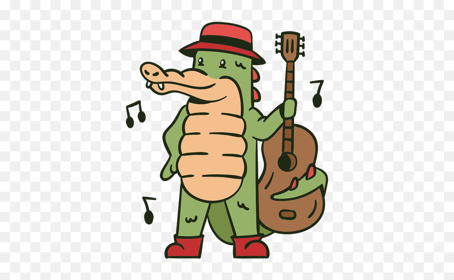 Crocodile Tail Alligator Doodle Transparent Png U0026 Svg Vector - Costume Hat Emoji,Mariachi Emoticon
