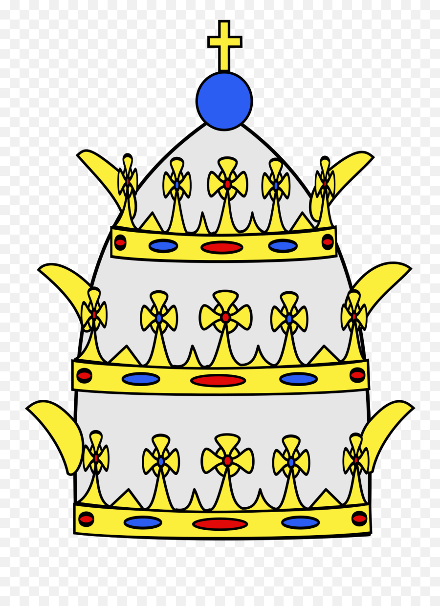 Pope Innocent Iii Symbol Clipart - Pope Francis Papal Coat Of Arms Template Emoji,Drawings Of The Pope Emojis