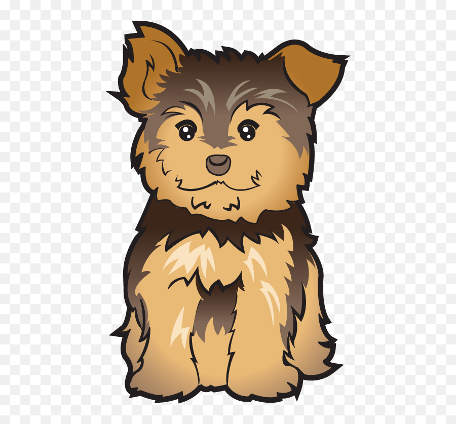 Free Yorkie Cliparts Png Images - Yorkie Dog Clipart Emoji,Yorkie Emojis