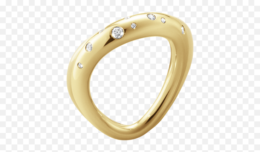 Offspring Ring - Georg Jensen Ring Gold Emoji,Emotions Diamonds Idd