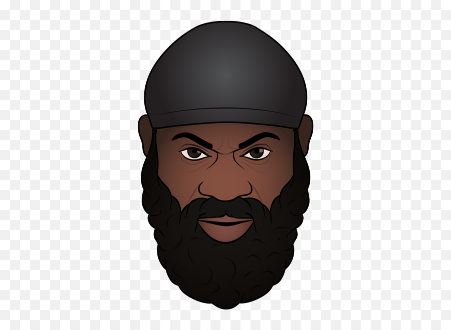 Bellator 149 Cartoon Kimbo Slice Face Emojibeard Emoji Free Emoji