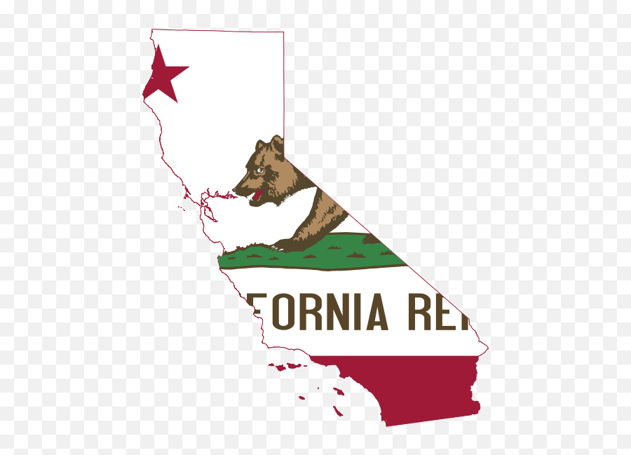 California Outline Navy Transparent - Clip Art Library California Flag Map Png Emoji,California Flag Emoticon