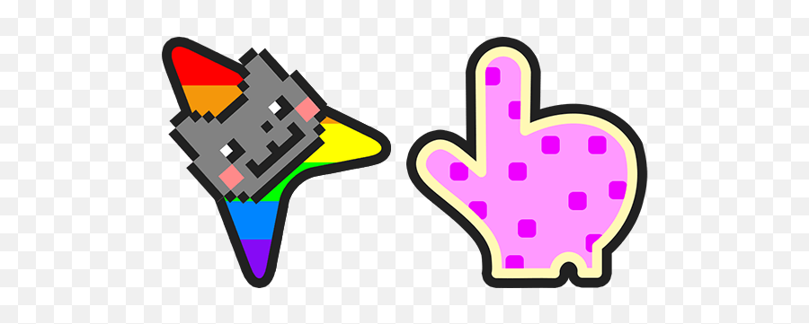 Nyan Cat Cursor - Nyan Cat Cursor Emoji,Nyan Cat Emoji