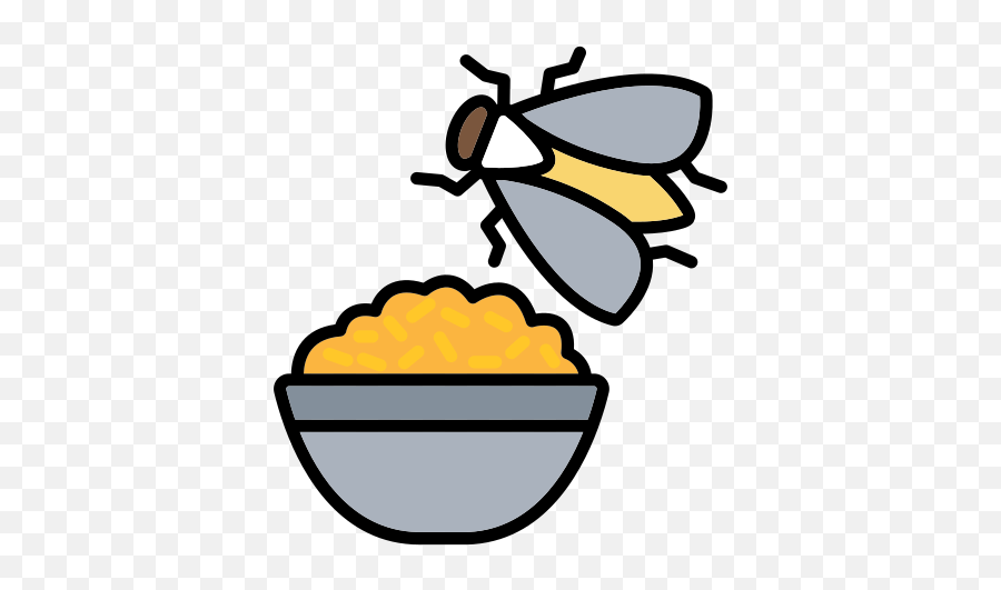Dirty Food Flies Unfresh Not Eat Diseases Free Icon Of - Flies On Food Cartoon Emoji,Dirty Emoticons Whatsapp