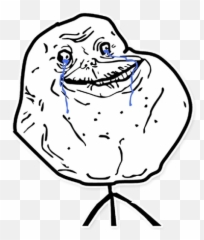Troll Stickers For Facebook Messenger - Forever Alone White Background Emoji,Trollbot Emojis