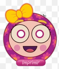 Máscaras Ana - Dot Emoji,Emoticon Folha