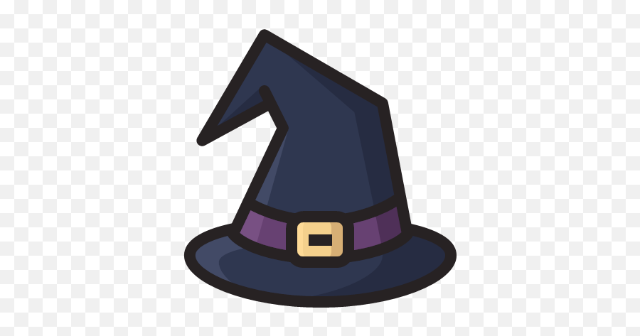 Hat Horror Magic Scary Witch Icon Emoji,Witch Hat Facebook Emoticons