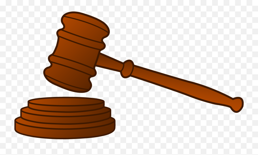Free Gavel Transparent Background - Law Clipart Emoji,Judge Hammer Emoji