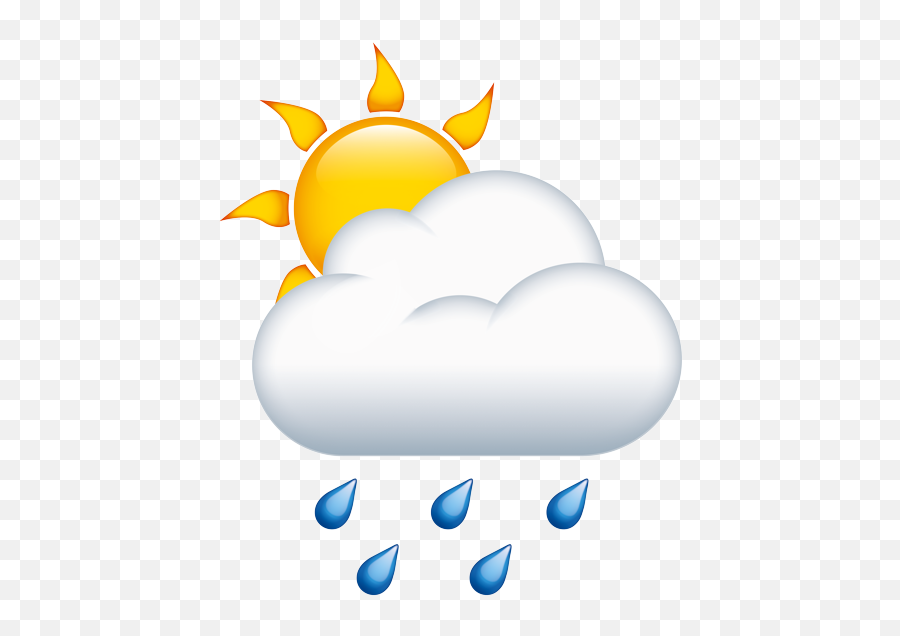 Rain Cloud Emoji Symbol,Rainy Emoticon