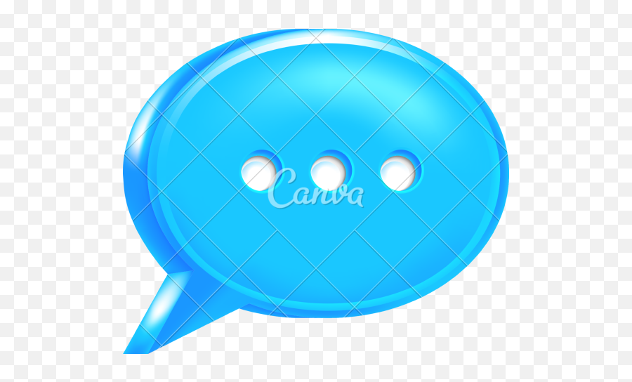 Download Hd Blur Clipart Speech Bubble - Canva Transparent Emoji,Emoticon With Thought Bubble