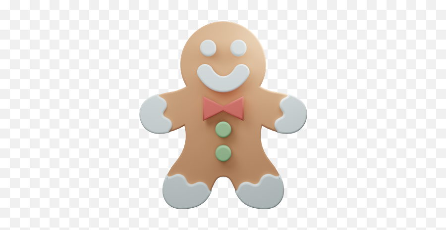 Gingerbread Man 3d Illustrations Designs Images Vectors Emoji,Ginerbread Emoji