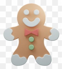 Gingerbread Man 3d Illustrations Designs Images Vectors Emoji,Ginerbread Emoji