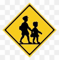 Pedestrian Caution Sign Illustration Material - Lots Of Emoji,Caution Sign Emoji