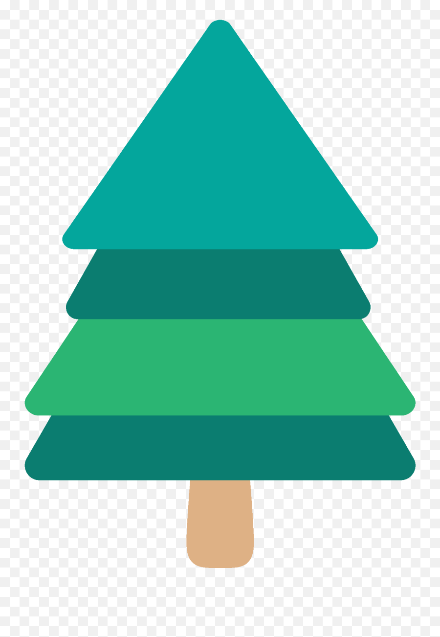 Evergreen Tree Emoji Clipart - Vertical,Evergreen Emoji