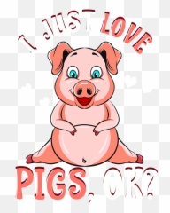 Cute Funny I Just Love Pigs Ok Baby Pig Coffee Mug For Sale Emoji,Emoji For Youtube Comments Pig