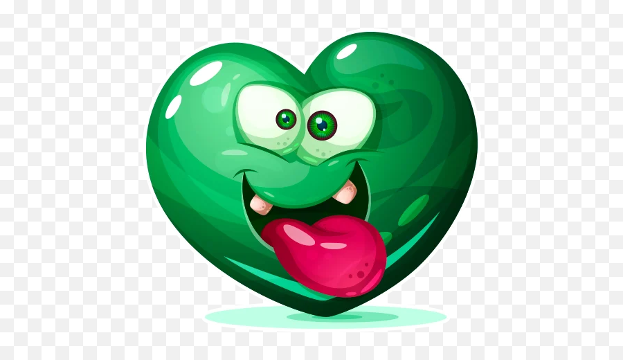 Funny Heart 1 - Stickers For Whatsapp Emoji,Peppers Emoji Funny