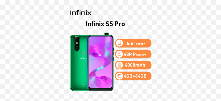 Infinix S5 Pro - 64466 Inches4000mahpop Up Selfie 40mp Emoji,S5 Emojis