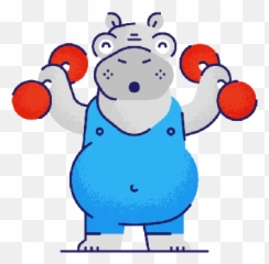 Sticker - Dot Emoji,Hippopotamus Emoji