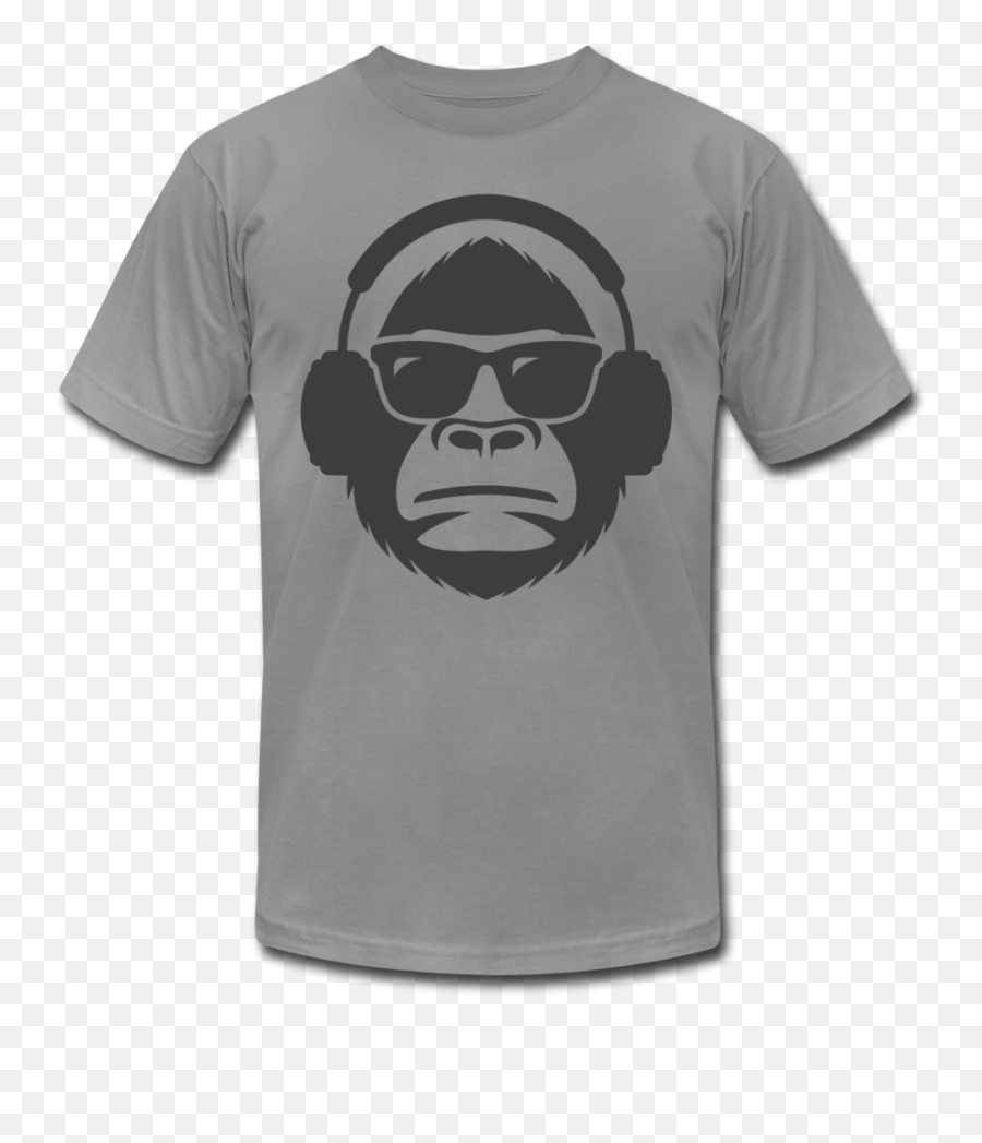 T - Monkey With Headphones Sticker Emoji,Monkey Emoji T Shirt