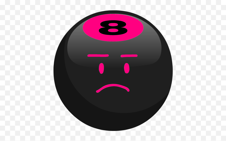 8 - Ball Bfdi Object Shows Community Fandom Dot Emoji,Sad Korean Emoticon