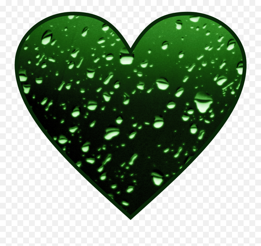 Pcgreen Green Heart Love Sticker - Girly Emoji,Green With Envy Emoji