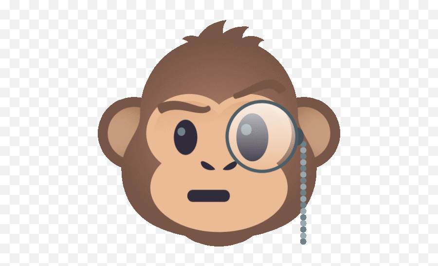 Monkey With Monocle Joypixels Gif - Monkeywithmonocle Monkey Joypixels Discover U0026 Share Gifs Gif Emoji,Monocle Emoji