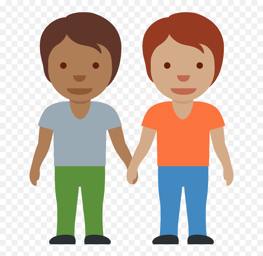 People Holding Hands Emoji Clipart - Imagenes De Personas De La Mano,Holding Hands Emoji