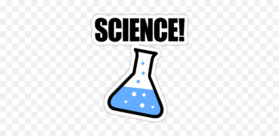 Scienceu0027 Sticker By Jezkemp Science Stickers Stickers - Laboratory Flask Emoji,Science Beaker Emoji