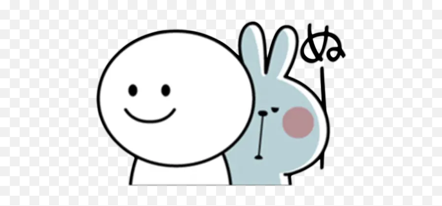 Sticker Maker - Spoiled Rabbit Happy Emoji,Rabb.it Emoticon