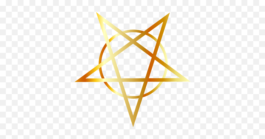 Golden Inverted Upside Down Pentagram Antichrist Symbol Fleece Blanket - Stanic Star Emoji,Upside Down Cross Emoticon For Iphone
