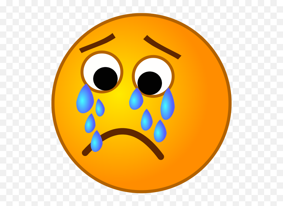 Sad Face Images - Crying Face Clipart Emoji,Sad Face Emoji