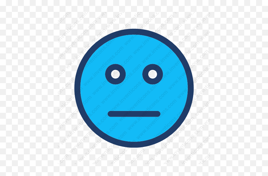 Download Boring Face Smiley Vector Icon - Dot Emoji,Emoticon For Bored