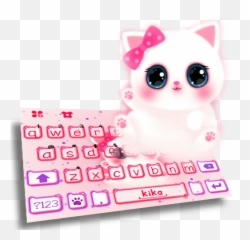Cute Kitty Keyboard - Girly Emoji,Emojis Makeing A Sentence