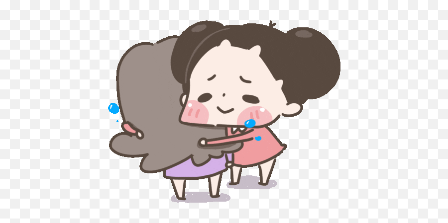 Pin By Wincy On Others Chibi Couple Giphy Chibi Emoji,Crying Without Emotion Gif