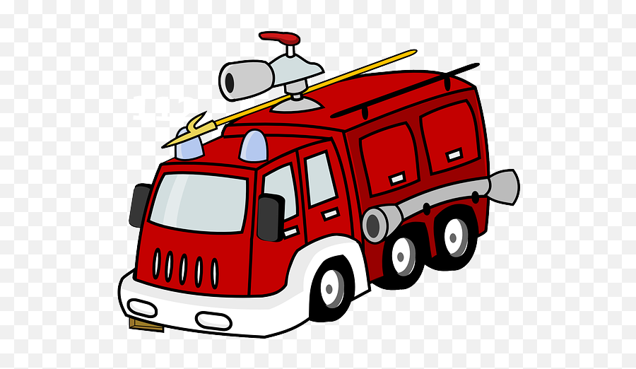 Firetruck Clipart Van Fire Firetruck - Transparent Background Fire Truck Clipart Emoji,Firetruck Emoji