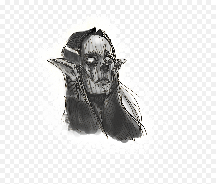 Dark Fantasy World Of Athuruin - The Common Tongue Magazine Star Wars Characters Emoji,Scared Emotion Sketch