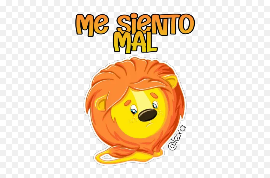 Sticker Maker - Sweet Lion Happy Emoji,Emoticon Grosero