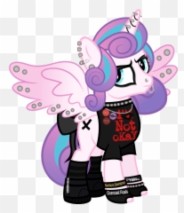 Derpibooru Exclusive Ear Piercing - Mlp Edgy Cutie Mark Emoji,Mlp Flurry Of Emotions Transcript