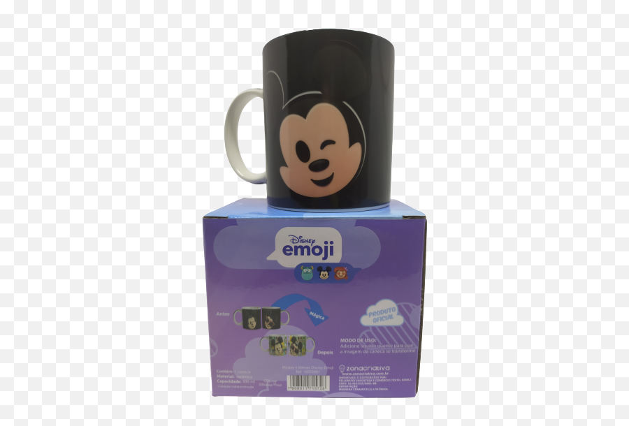 Caneca Magic 300ml Mickey E Minnie Emoji - Serveware,E Emoji