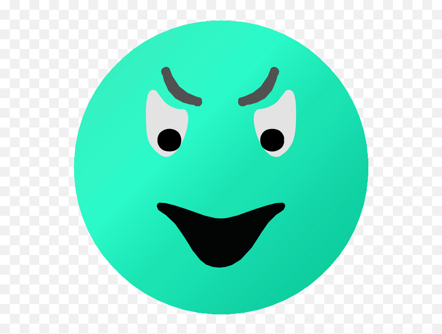 Emoticone En Colère Vert Clipart - Full Size Clipart Wide Grin Emoji,Mexican Confused Emoticon