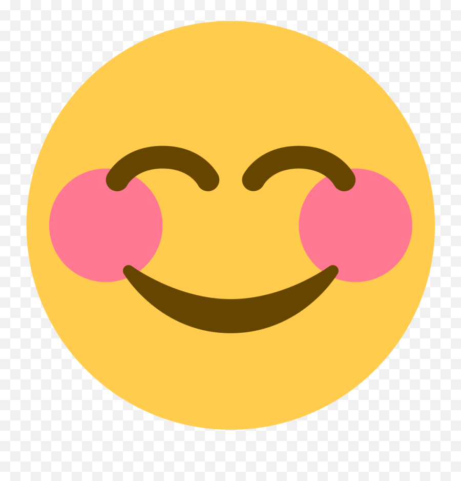 Smiling Face With Smiling Eyes Emoji - Blushing Emoji,Emoji