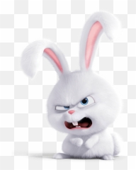 Cute Bunny Cartoon Cute Cartoon - Snowball Secret Life Of Pets Characters Png Emoji,Secret Life Of Pets Emoji