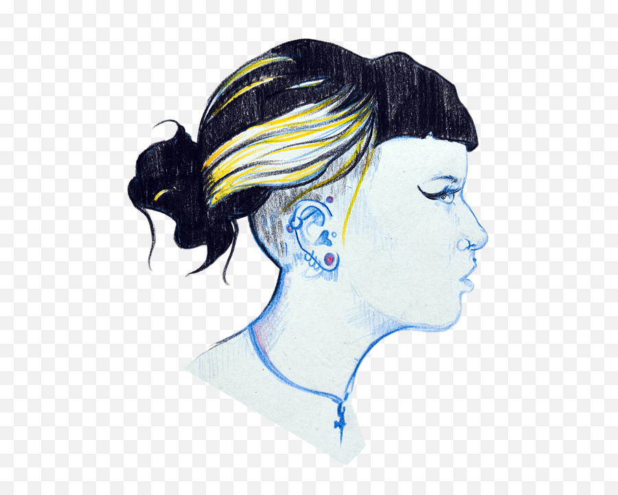 Hair Design Emoji,Hidden Emotions Art