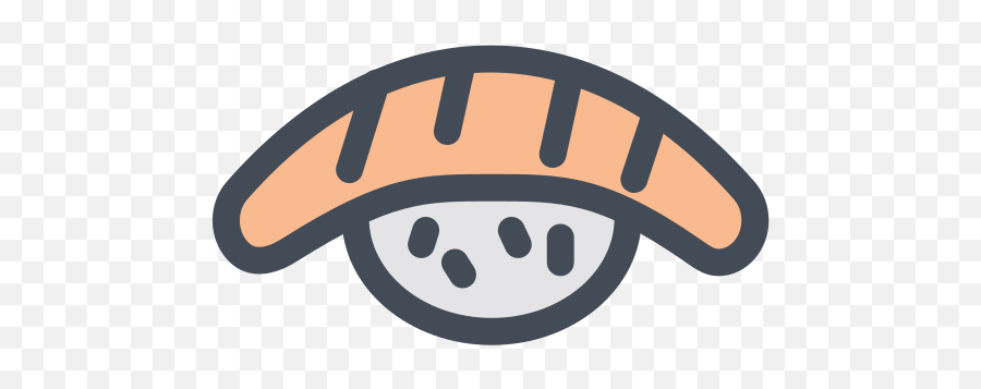Food Japanese Sushi Salmon Free Icon - Dot Emoji,Whatsapp Nigiri Sushi Emoticon