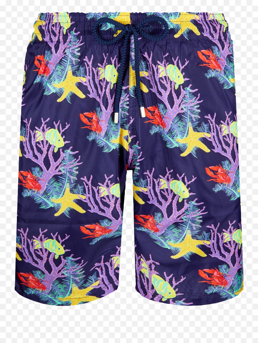 Multi Color Vintage Purple Print Men Bikini Swimsuit - Swimsuit Emoji,Flowers By Zoe Emoji Shorts