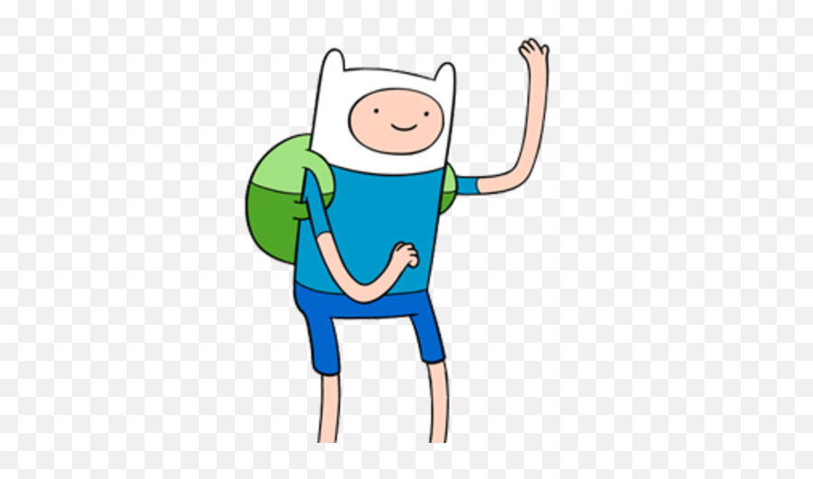 Finn The Human - Adventure Time Characters Emoji,Human Emotion Cartoon Faces