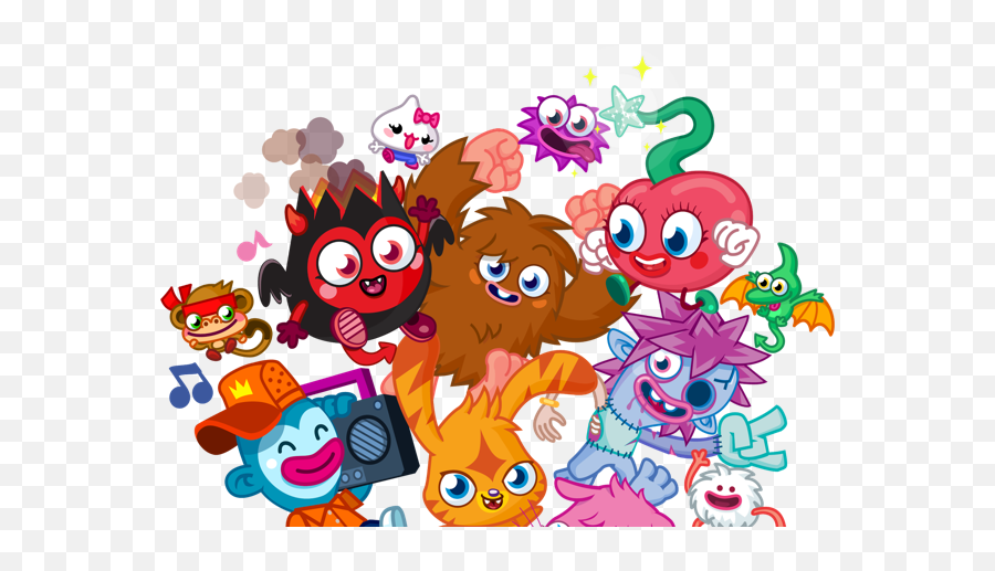 David Stribling - Lasuni Moshi Monsters Colouring Pages Emoji,Habbo Heart Emoji